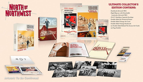 North By Northwest (Ultimate Collector's Limited Edition Steelbook 4K UHD/BLU-RAY Combo) Coming to Our Shelves November 2024