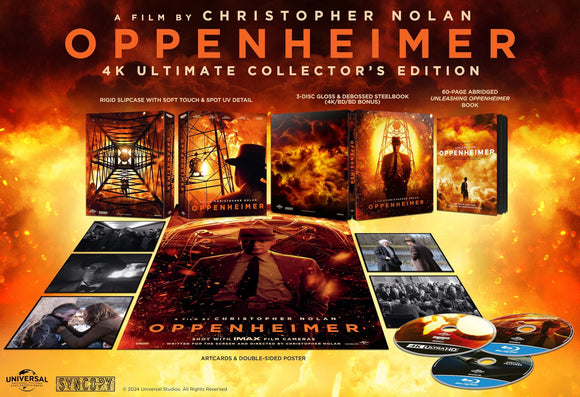 Oppenheimer (UK Import Ultimate Collector's Limited Edition 4K UHD/BLU-RAY Combo)