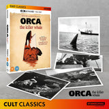 Orca, The Killer Whale (UK Import 4K UHD/Region B BLU-RAY) Release Date October 29/24