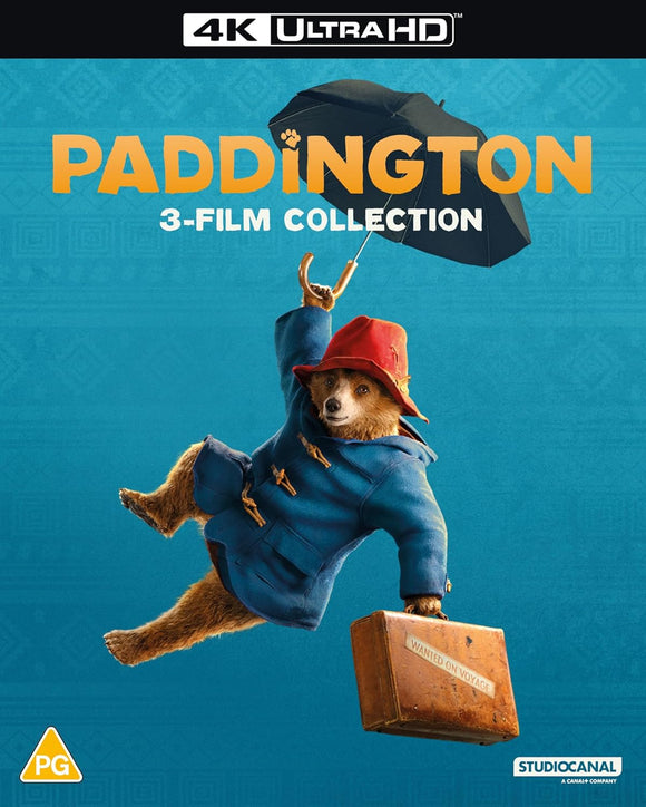 Paddington: 3-Film Collection (UK Import 4K UHD/Region B BLU-RAY Combo) Coming to Our Shelves March 2025