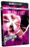 Blu-ray and 4K Ultra HD cover for 'The Phantom' with a purple and black design.