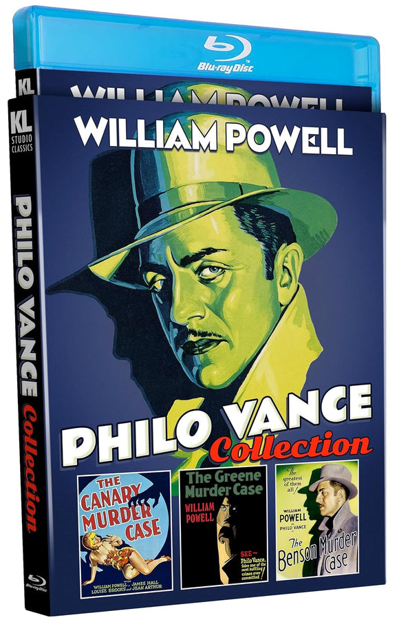 Philo Vance Collection (The Canary Murder Case / The Greene Murder Case / The Benson Murder Case) (BLU-RAY)  Pre-Order April 16/24 Coming to Our Shelves June 4/24