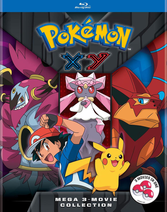 Pokémon XY Mega 3-Movie Collection (BLU-RAY) Release October 17/23