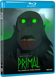 Genndy Tartakovsky's Primal: Season 3 (BLU-RAY) Pre-Order Deadline May 15/26 Coming to Our Shelves June 2026