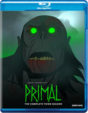 Genndy Tartakovsky's Primal: Season 3 (BLU-RAY) Pre-Order Deadline May 15/26 Coming to Our Shelves June 2026