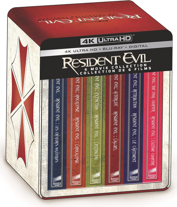 Resident Evil: Ultra HD Collection (Limited Edition Steelbook 4K UHD/BLU-RAY Combo)
