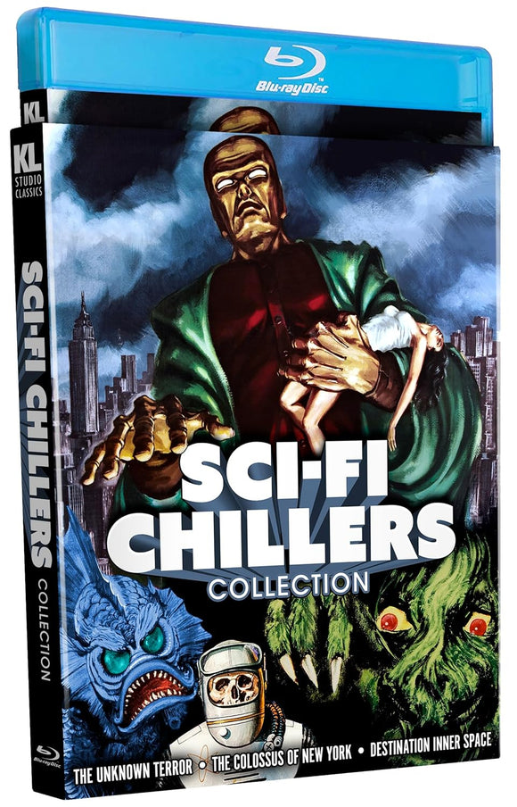 Sci-Fi Chillers Collection (The Unknown Terror / The Colossus of New York / Destination Inner Space) (BLU-RAY) Pre-Order April 16/24 Coming to Our Shelves June 11/24