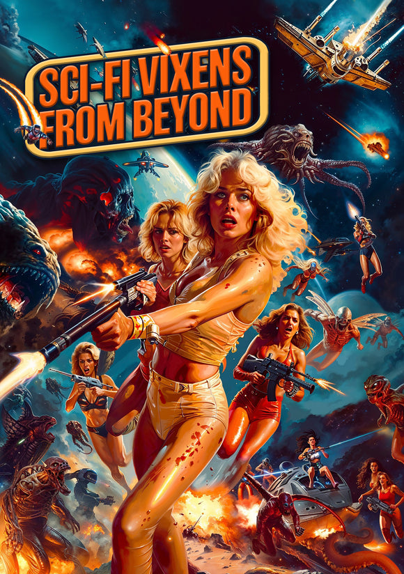 Sci-Fi Vixens From Beyond (DVD) Pre-Order July 9/24 Release Date August 13/24