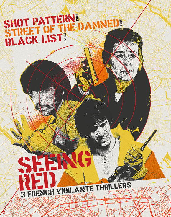 Seeing Red: 3 French Vigilante Thrillers (Limited Edition BLU-RAY) Pre-Order April 2/24 Coming to Our Shelves May 7/24