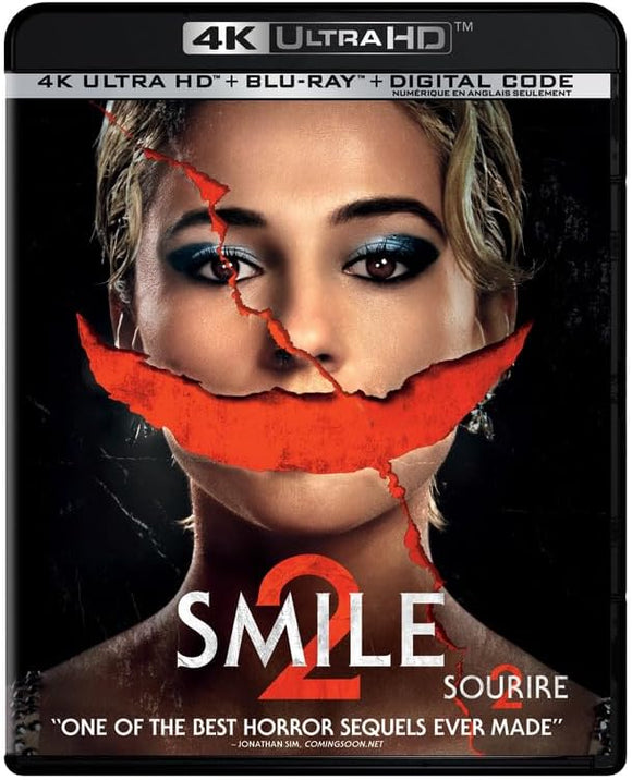 Smile 2 (4K UHD/BLU-RAY Combo) Pre-Order Deadline December 6/24 Release Date January 21/25