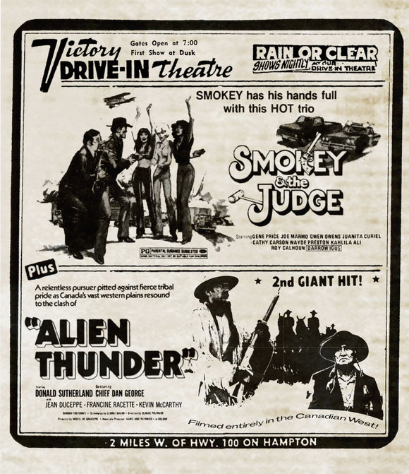 Smokey and the Judge / Alien Thunder [Drive-in Double Feature #19] (BLU-RAY)