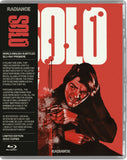 Blu-ray cover of 'Solo' with a stylized title and character image on a red background