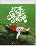 Blu-ray cover of 'A Tale of Sorrow and Sadness' with a person lying on grass.