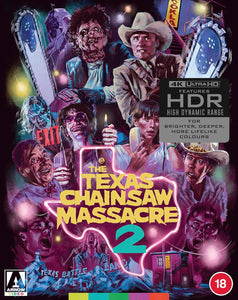 Texas Chainsaw Massacre 2 (UK Import Limited Edition 4K UHD/Bonus Features Region B BLU-RAY) Coming to Our Shelves March 2025