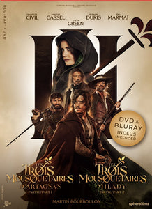 Three Musketeers, The: Parts 1 & 2: D'Artagnan / Milady (BLU-RAY/DVD Combo)