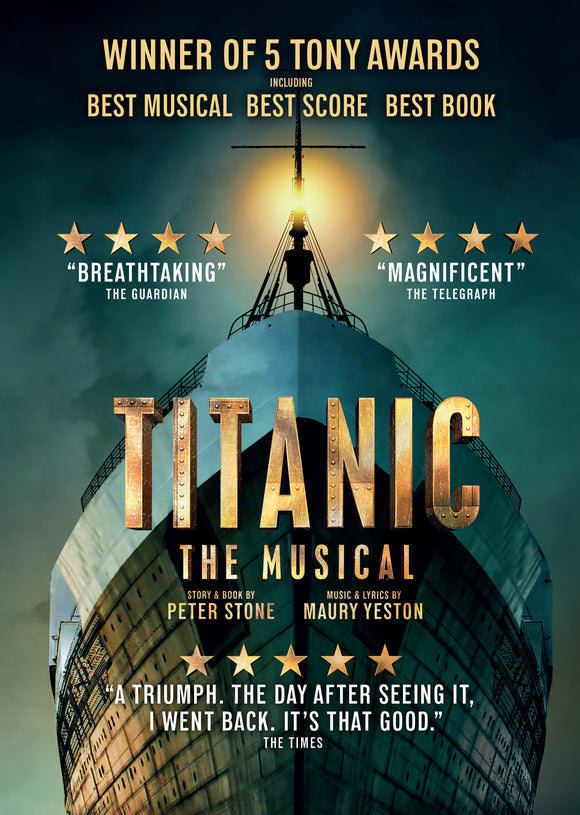 Titanic The Musical (DVD) Pre-Order June 4/24 Release Date July 9/24