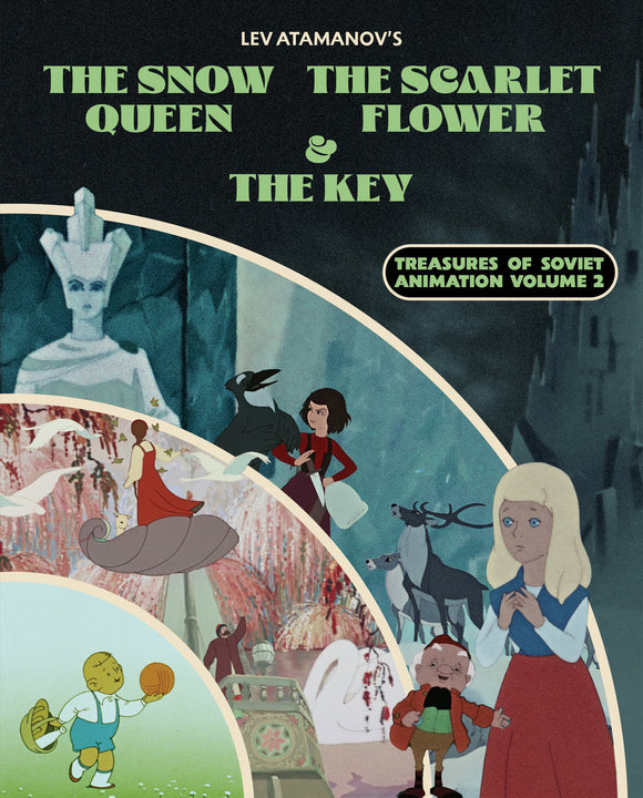 Treasures Of Soviet Animation Vol. 2: Lev Atamanov's The Snow Queen, The Scarlet Flower & The Key (BLU-RAY)