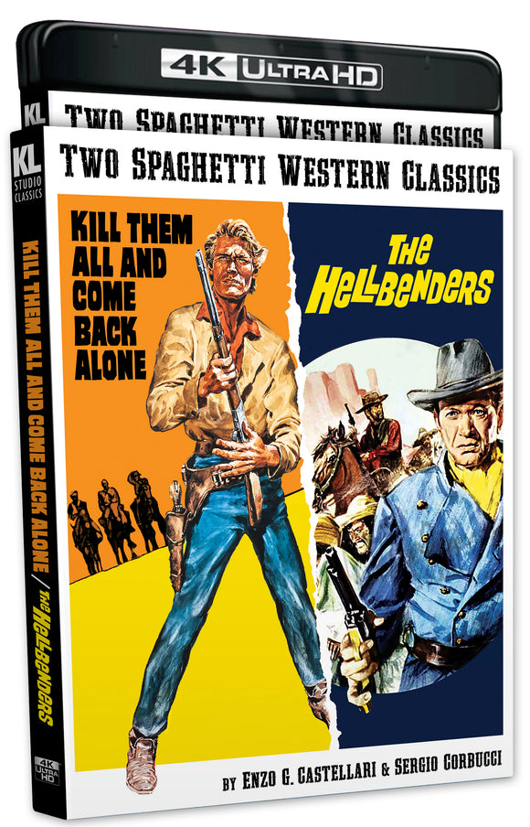 Spaghetti Western Classics (Kill Them All and Come Back Alone / The Hellbenders) (4K UHD) Pre-Order Deadline January 7/25 Release Date February 18/25