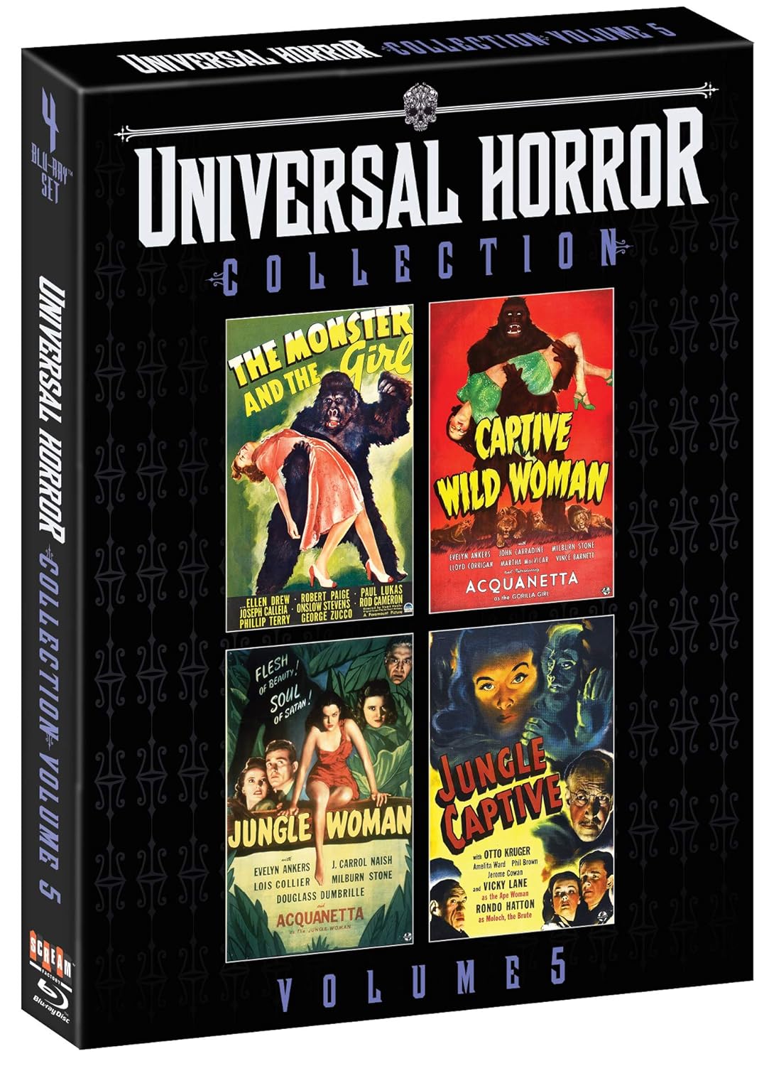 Horror Set Universal Horror Collection: Vol. 5 (BLU-RAY) – Videomatica Ltd (since ...
