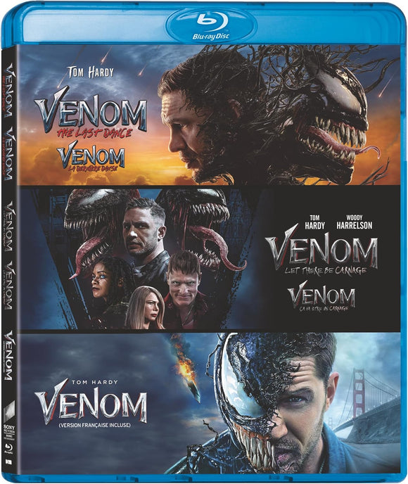 Venom 3-Movie Collection (BLU-RAY) Pre-Order Deadline December 17/24 Release Date January 21/25