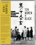 Blu-Ray cover of 'Ten Women in Black' with a group of people and text on a white background