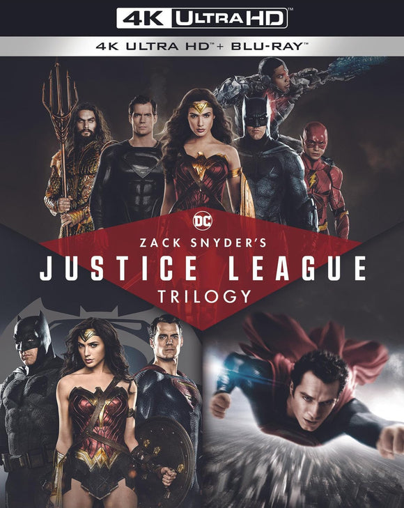 Zack Snyder’s Justice League Trilogy (4K-UHD/BLU-RAY Combo)