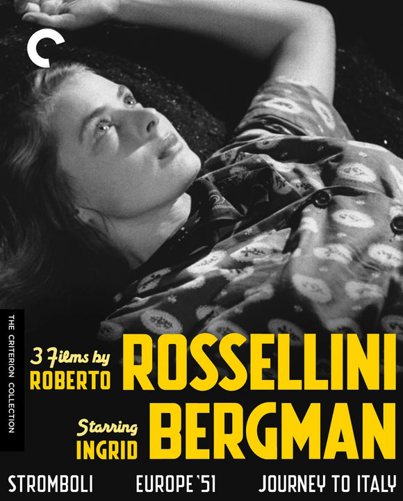 3 Films By Roberto Rossellini Starring Ingrid Bergman (BLU-RAY)