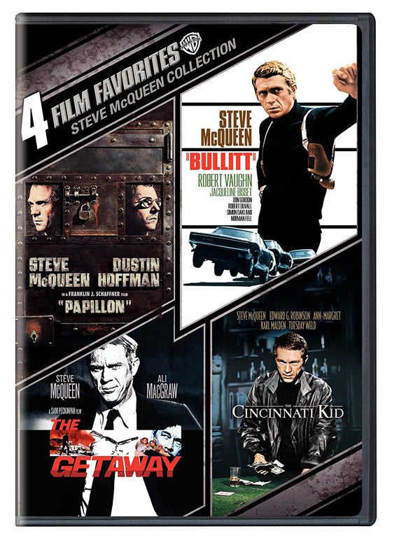 Steve McQueen: 4 Film Favorites (Bullitt, The Cincinnati Kid, The Getaway: Deluxe Edition, Papillon) (DVD)