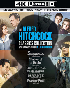 Alfred Hitchcock Classics Collection Volume 2 (4K UHD/BLU-RAY Combo)