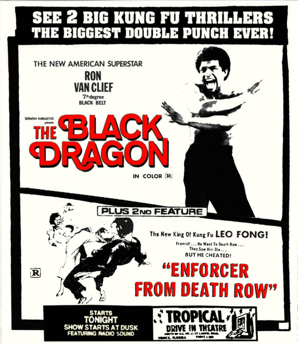 The Black Dragon + Enforcer From Death Row (Drive-In Double Feature #10) (BLU-RAY)
