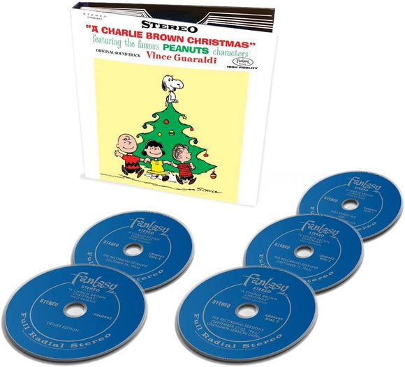 Vince Guaraldi Trio: A Charlie Brown Christmas (Super Deluxe 5-Disc CD/BLU-RAY Audio)