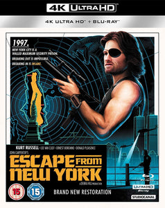 Escape From New York (4K UHD/Region B BLU-RAY Combo)