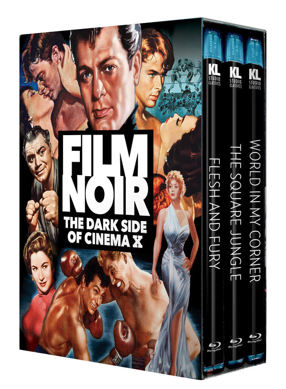 Film Noir: Dark Side of Cinema X (Flesh & Fury / Square Jungle / World in My Corner) (BLU-RAY)