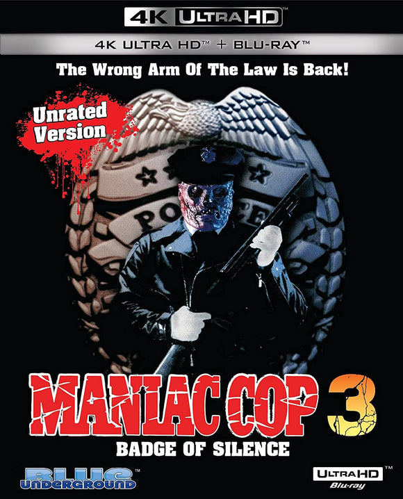 Maniac Cop 3: Badge Of Silence (4K UHD/BLU-RAY Combo)