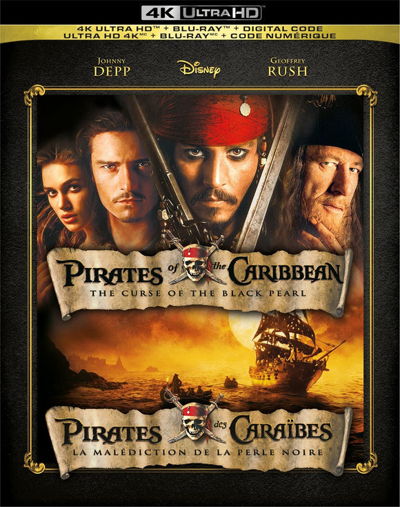 Pirates of the Caribbean: The Curse of the Black Pearl (4K UHD/BLU-RAY Combo)