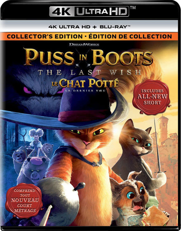 Puss In Boots: The Last Wish (4K UHD/BLU-RAY Combo)