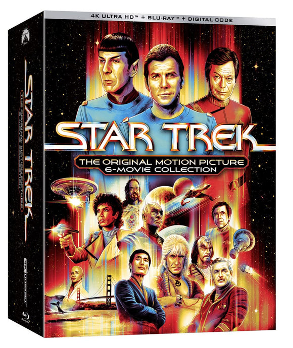 Star Trek: The Original Motion Picture: 6-Movie Collection (4K-UHD/BLU-RAY Combo)
