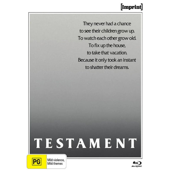 Testament (Limited Edition BLU-RAY)