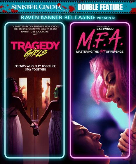 Sinister Cinema Double Feature: Tragedy Girls & M.F.A (BLU-RAY)